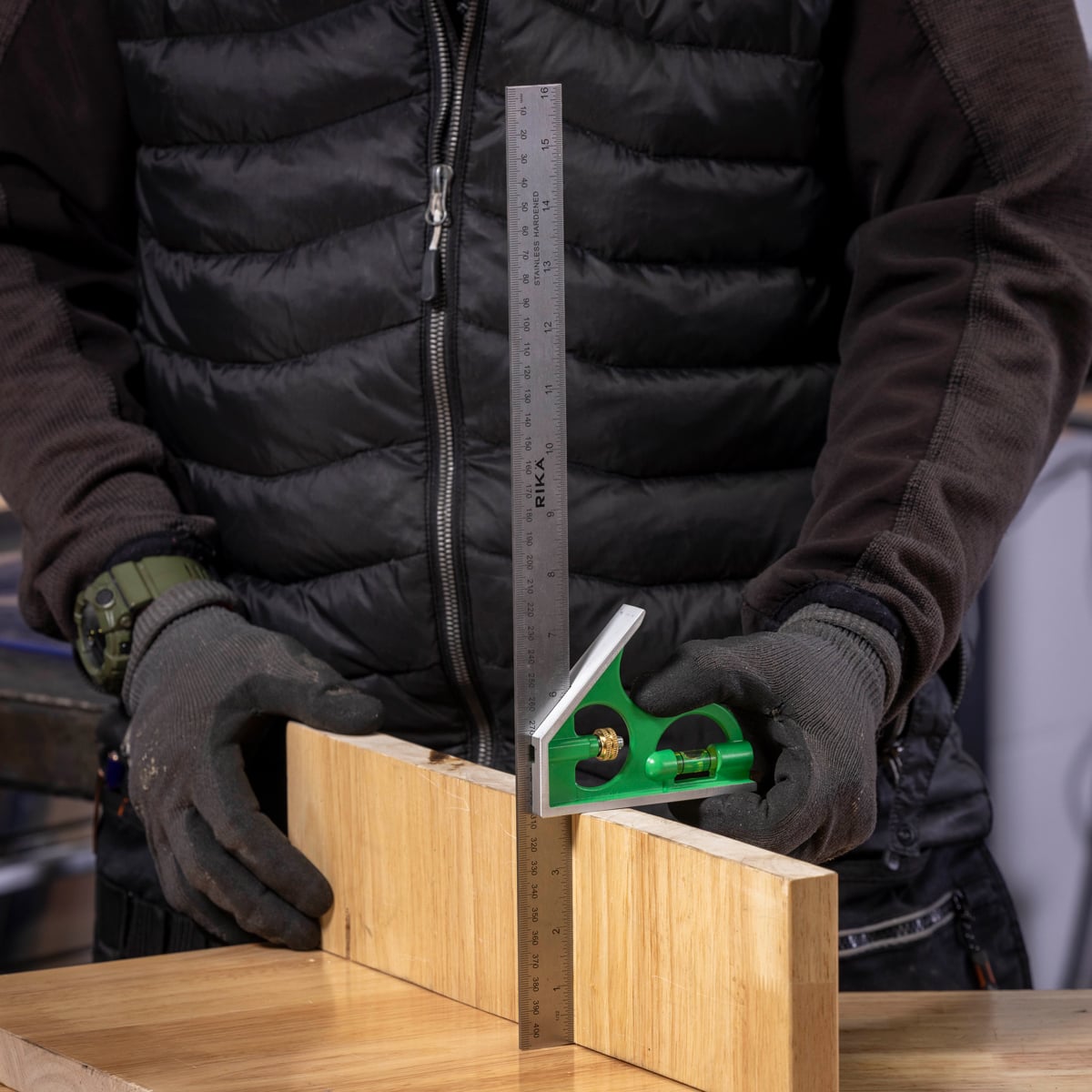 Rikä 16in Professional Combination Square | Stainless Steel Ruler
